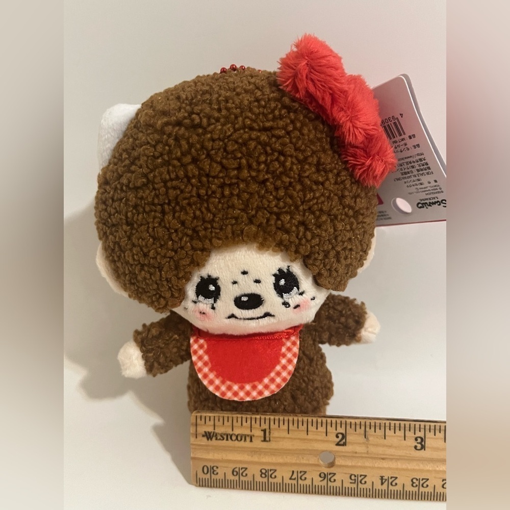 Monchhichi Hello Kitty Keychain Plush - Picture 5 of 5